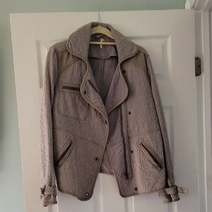 FP Movement by Free People Quilted Jacket - Taupe